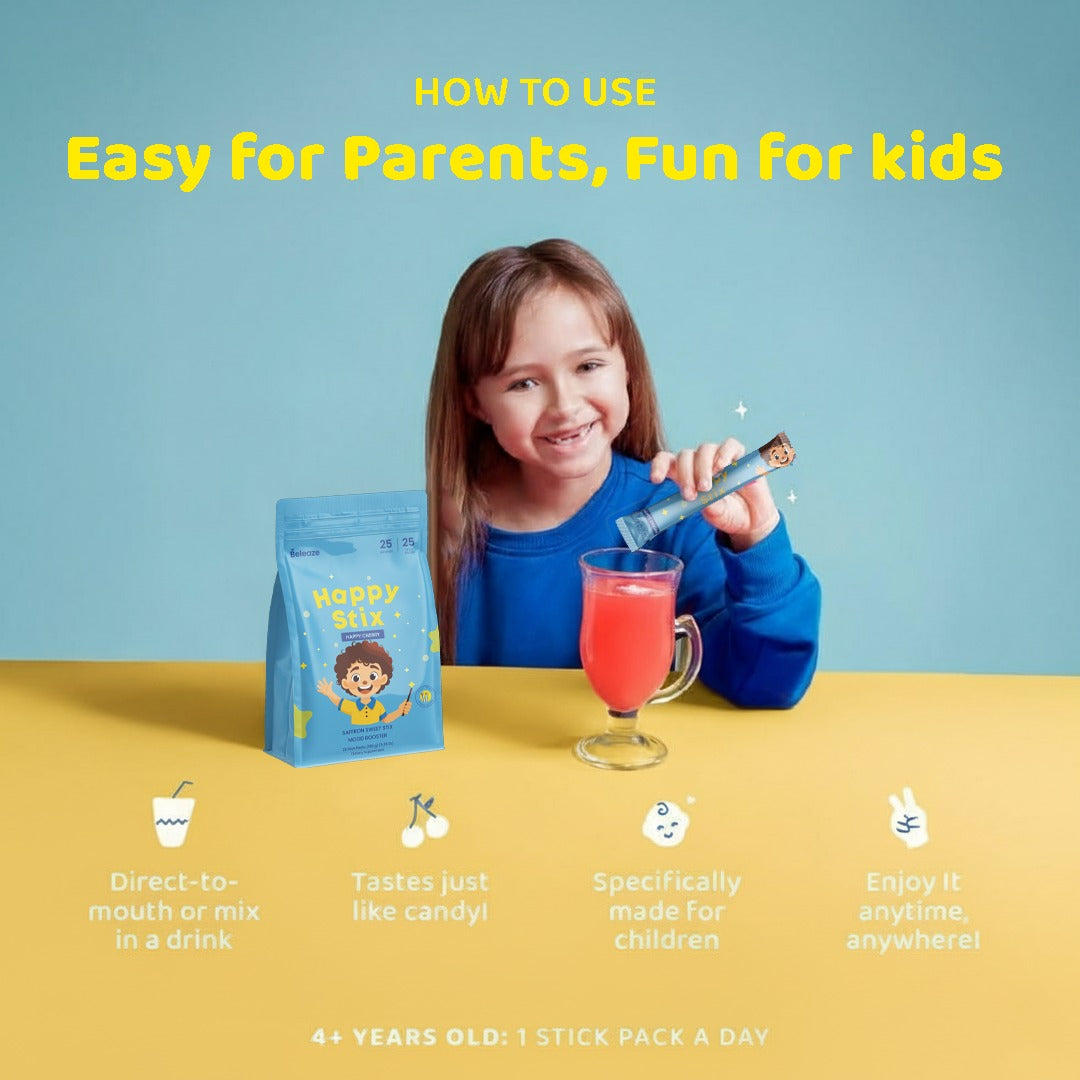 Happy Stix – Natural Mood & Focus Support for Kids