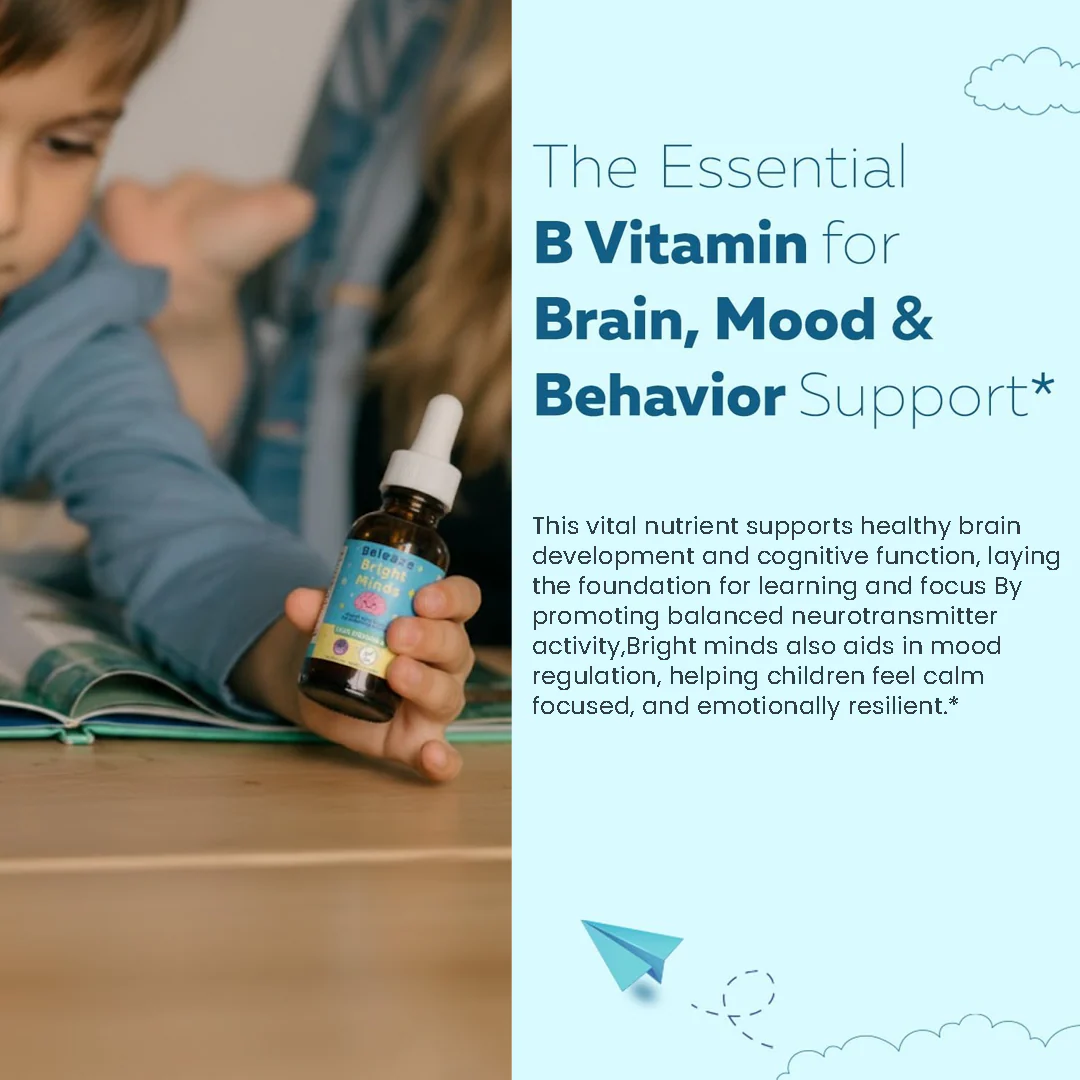 Bright Minds – Methylfolate + Methyl B12 - Superior Form of Folate